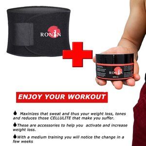 Waist Trimmer belt + Sweat Cream. BUNDLE